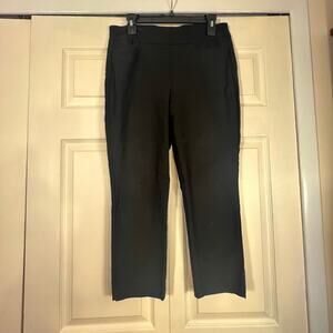 Chicos Black Pants Size 1 US size 8‎ Ankle Length Rayon Mix